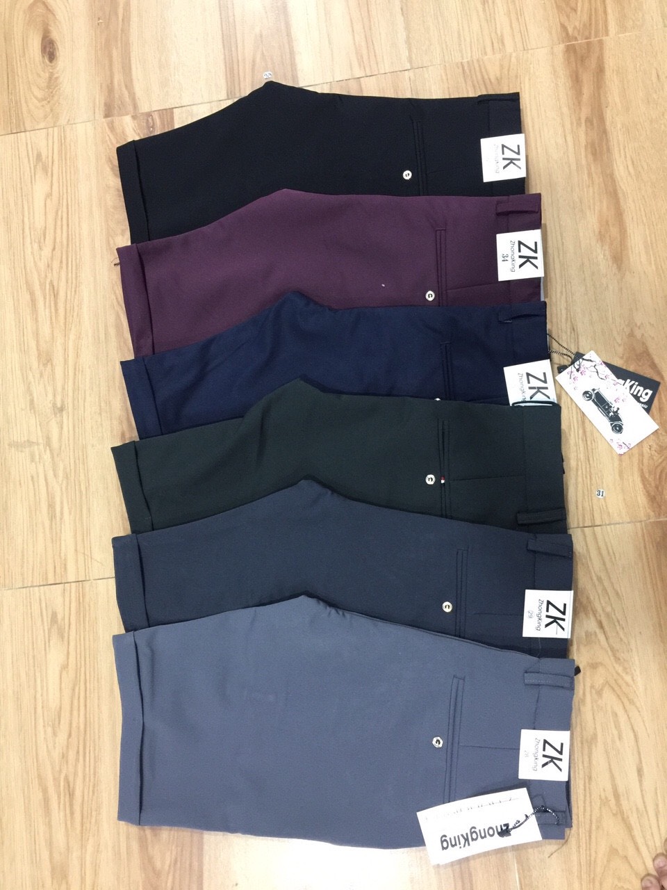 quần short tây nam vải âu TD32