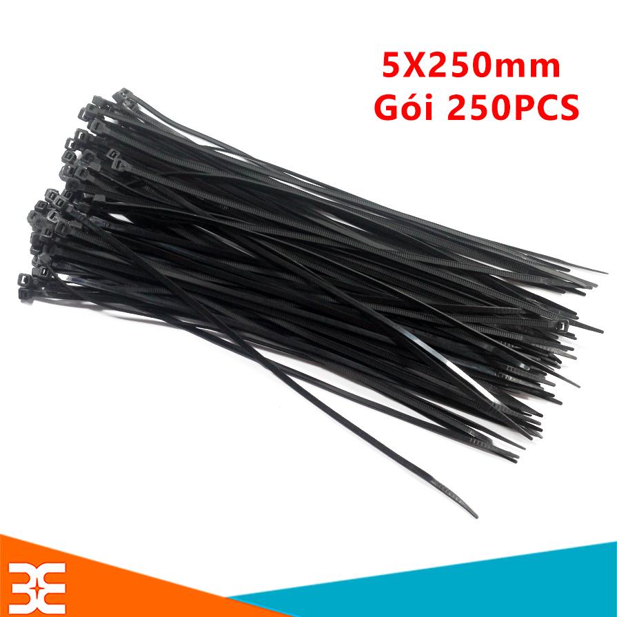 Dây thít đen 5x250mm gói 250pcs