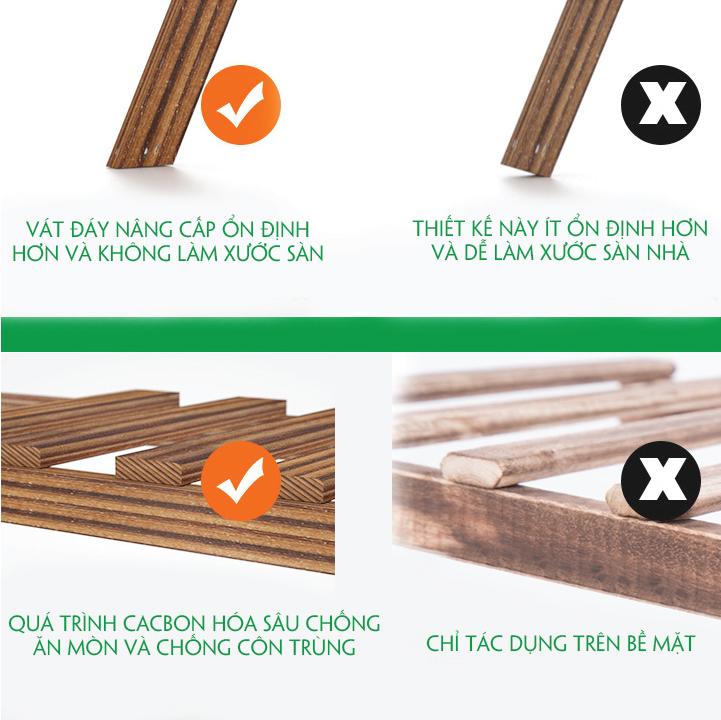 Kệ để cây cảnh trang trí sân vườn đẹp