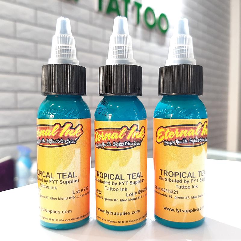 MỰC XĂM HÌNH ENTERNAL INK TROPICAL TEAL 30ML