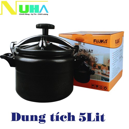 Nồi áp suất đun ga Fujika sử dụng được trên bếp từdung tích 5L(22cm) dùng tầm 4-8 người ăn-Màu Ngẫu nhiên