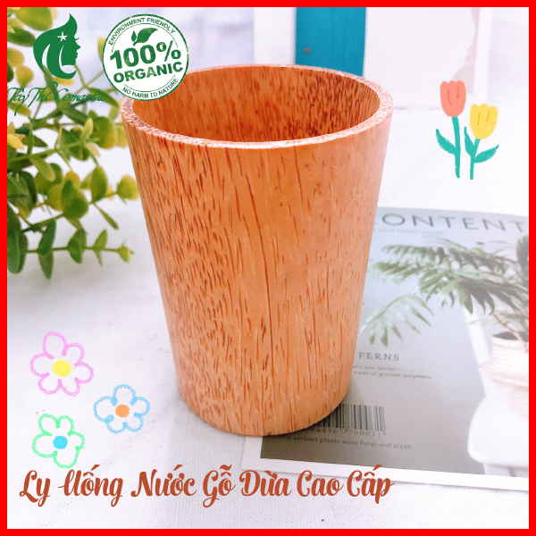 Ly Uống Nước Gỗ Dừa Cao Cấp