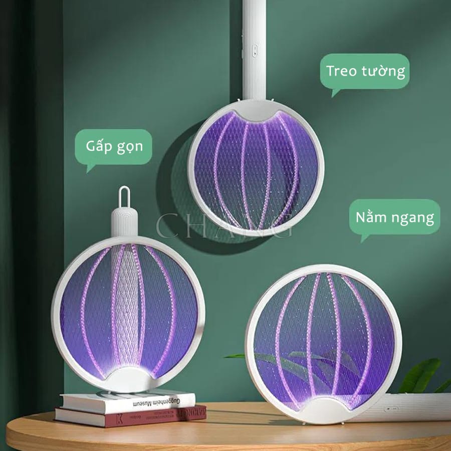 [MẪU MỚI 2023] Vợt Muỗi Thông Minh 2 Chế Độ, Thiết Kế Mới Nhật, Tính Năng Cập Nhật, Kiêm Đèn Bắt Muỗi Ban Đêm Tiếng Động Nhỏ, Vơt Muỗi BBQ1 SHOP