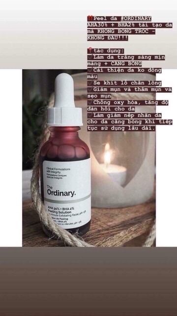 [HCM]Thay da sinh học The Ordinary