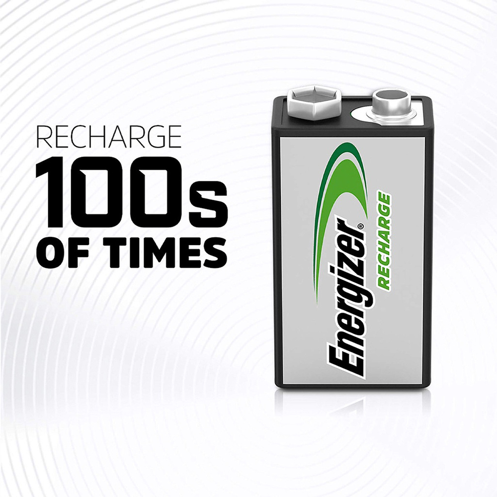4 Vỉ Pin sạc 9V Energizer 175mAh  (pin sạc vuông )