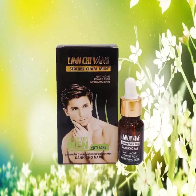 [HCM]SERUM MỤN dành cho nam LINH CHI VÀNG