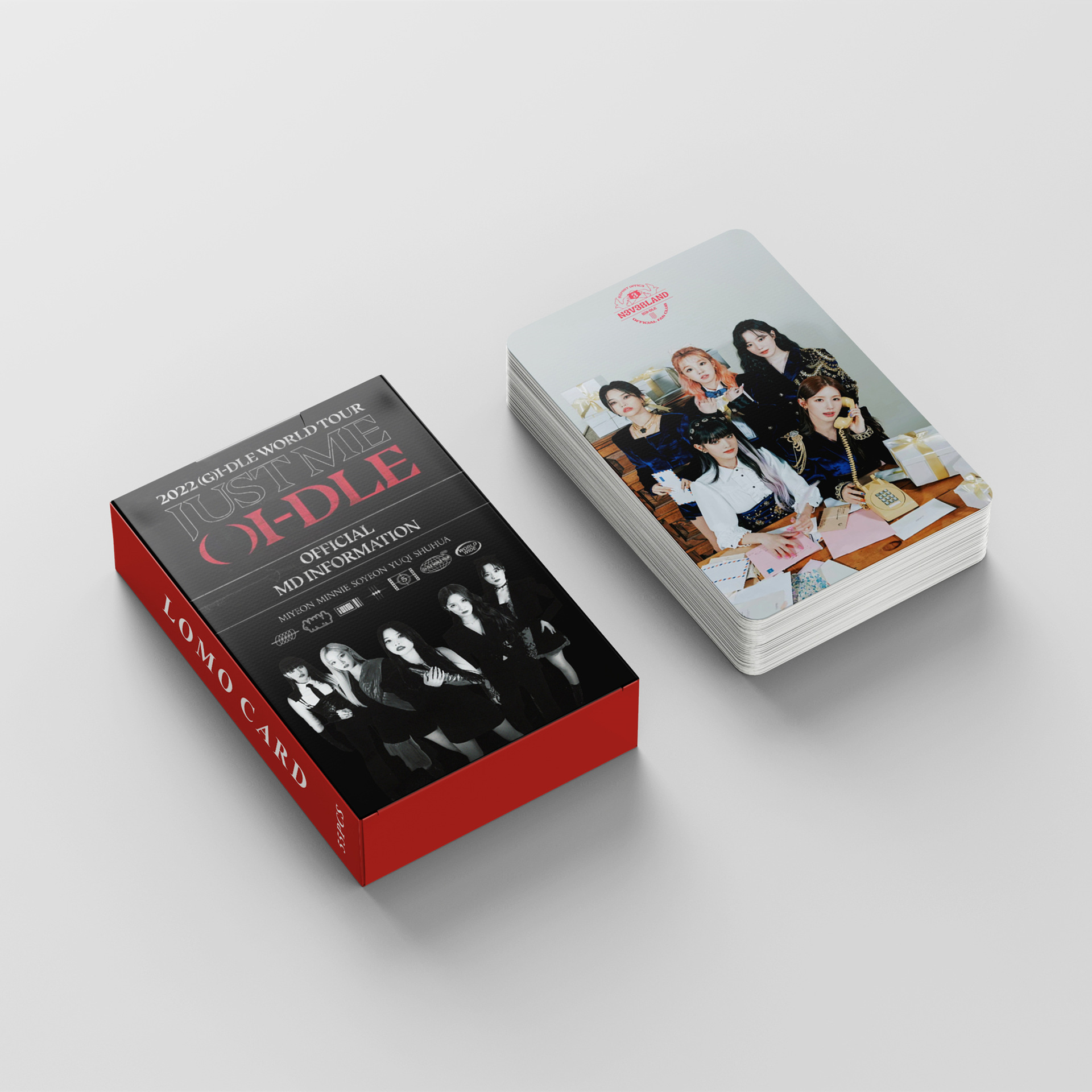 Set 55 lomo card (G)-IDLE World Tour