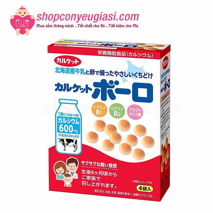Bánh Men Sữa Calket Boro 80g Cho Bé