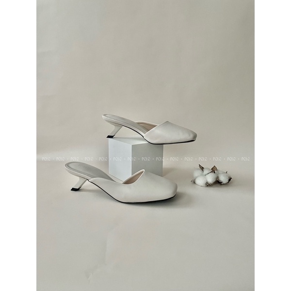 [Nhập LazXuHuong12 - giảm 70k đơn từ 499k] EVA HIGH HEELS - Guốc Gót Xéo - peleshoes