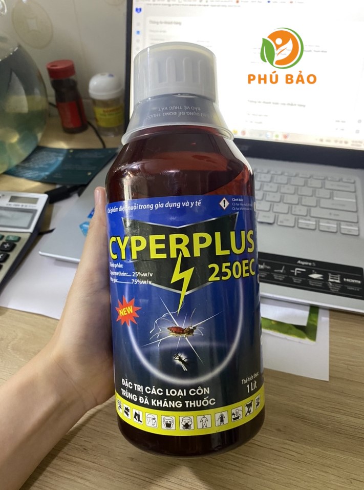 Thuốc diệt muỗi phòng trừ côn trùng Cyper Plus 250EC