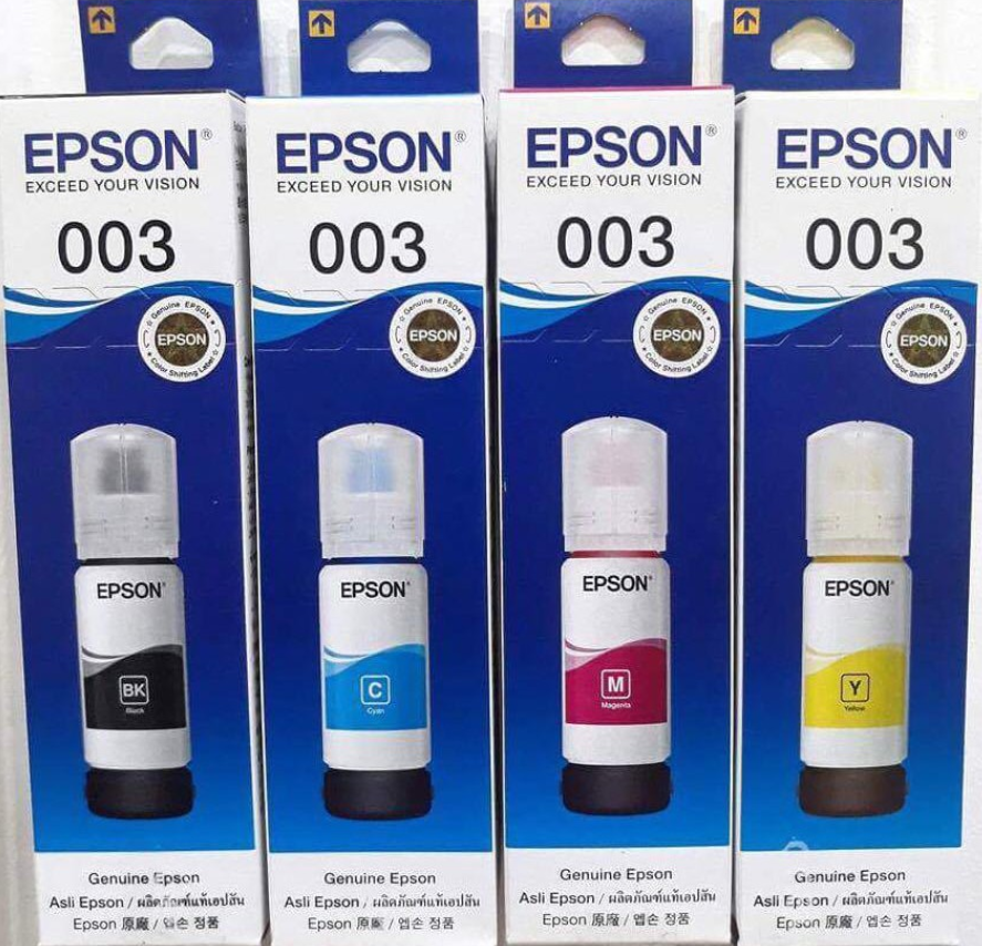 MỰC IN PHUN MÀU EPSON 003 Dùng cho máy in Epson L1110 / L3110 /L3150