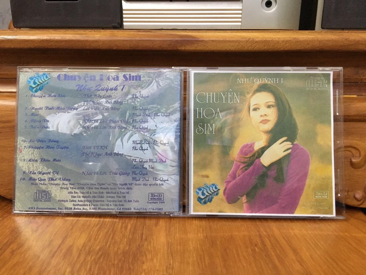[MDCD] Bộ 5 đĩa nhạc CD Như Quỳnh chọn lọc
