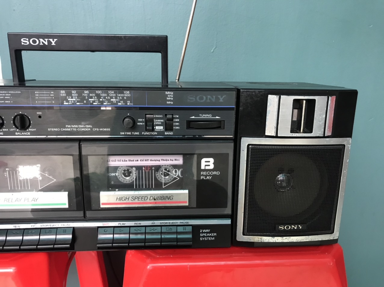 Radio Cassette SONY CFS W365S