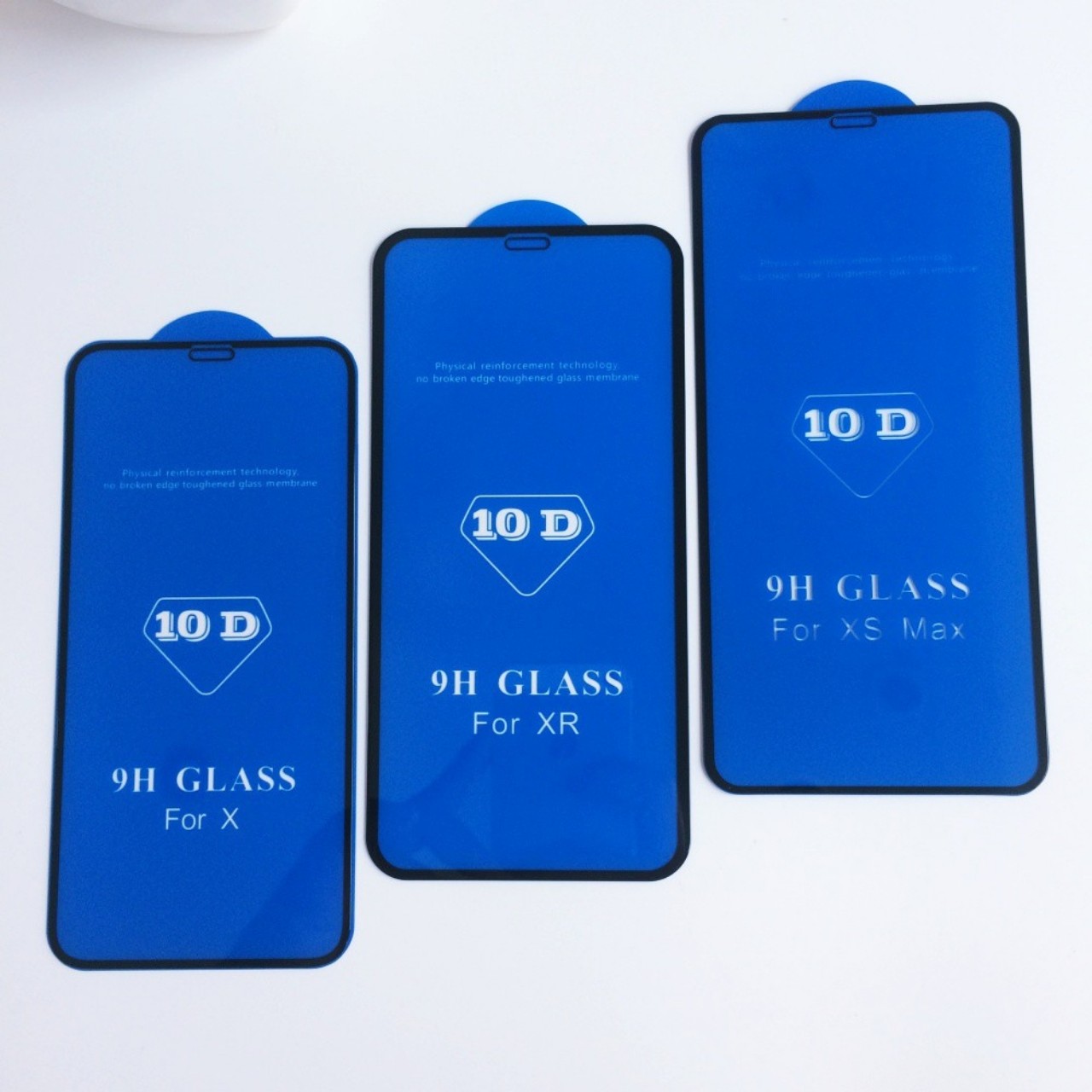 Cường Lực IP  Full màn 10D - Cường lực ip (tặng khách giấy lau Khô - Ướt)