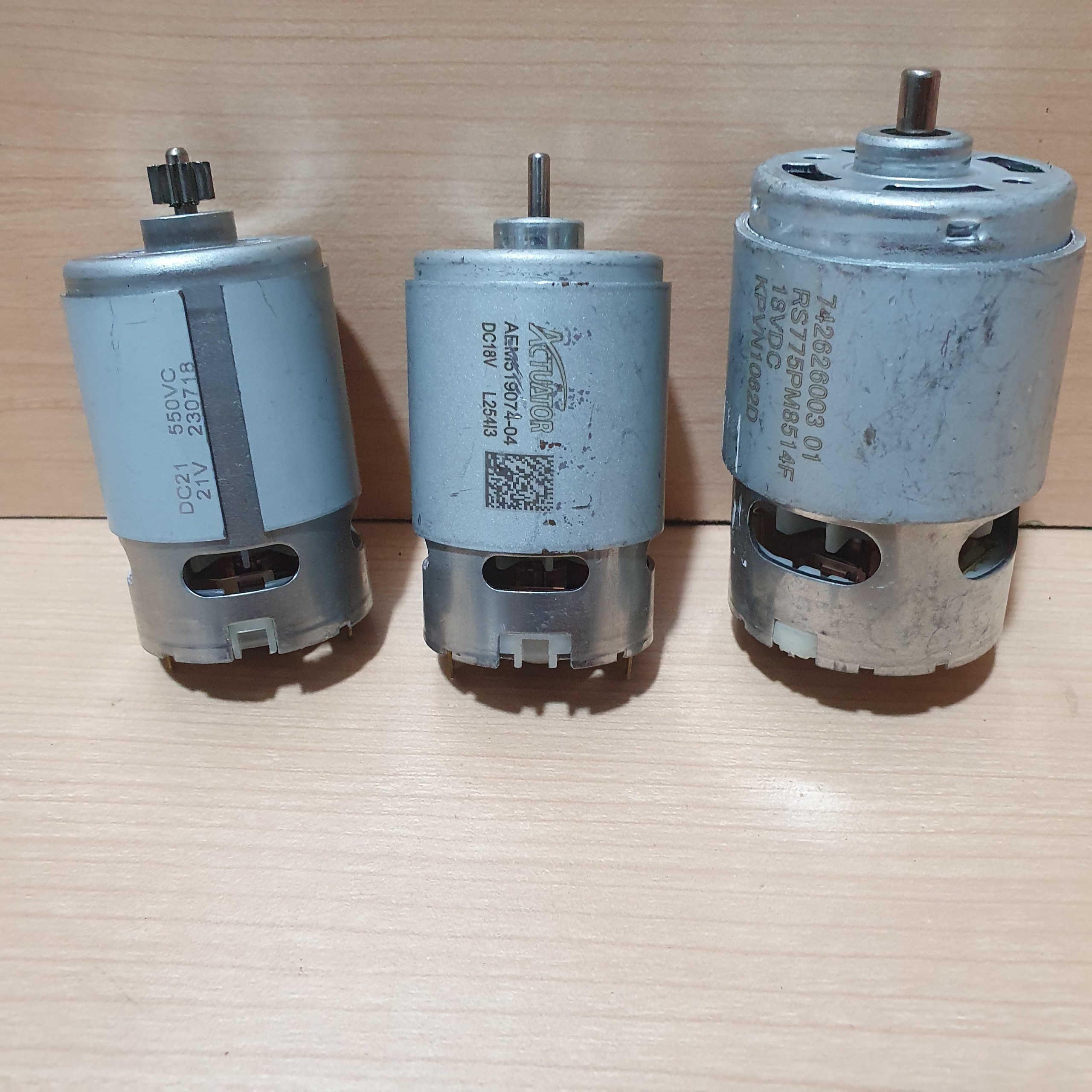 Motor 550 21v -550 12v-775 21v - motor 21v công suất cao chuyên cho máy pin 21v