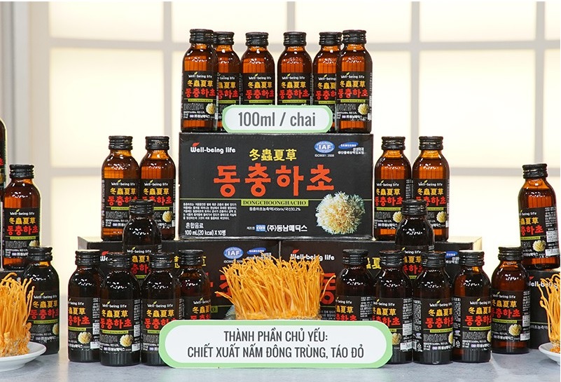 Nước giải khát đông trùng hạ thảo 1 chai 100ml