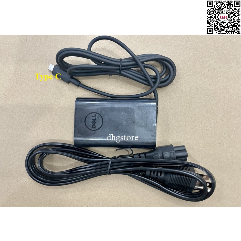 Sạc laptop Dell 5V-3A/ 9V-3A/ 15V-3A/ 20V-2.25A 45W Chân Sạc Type C