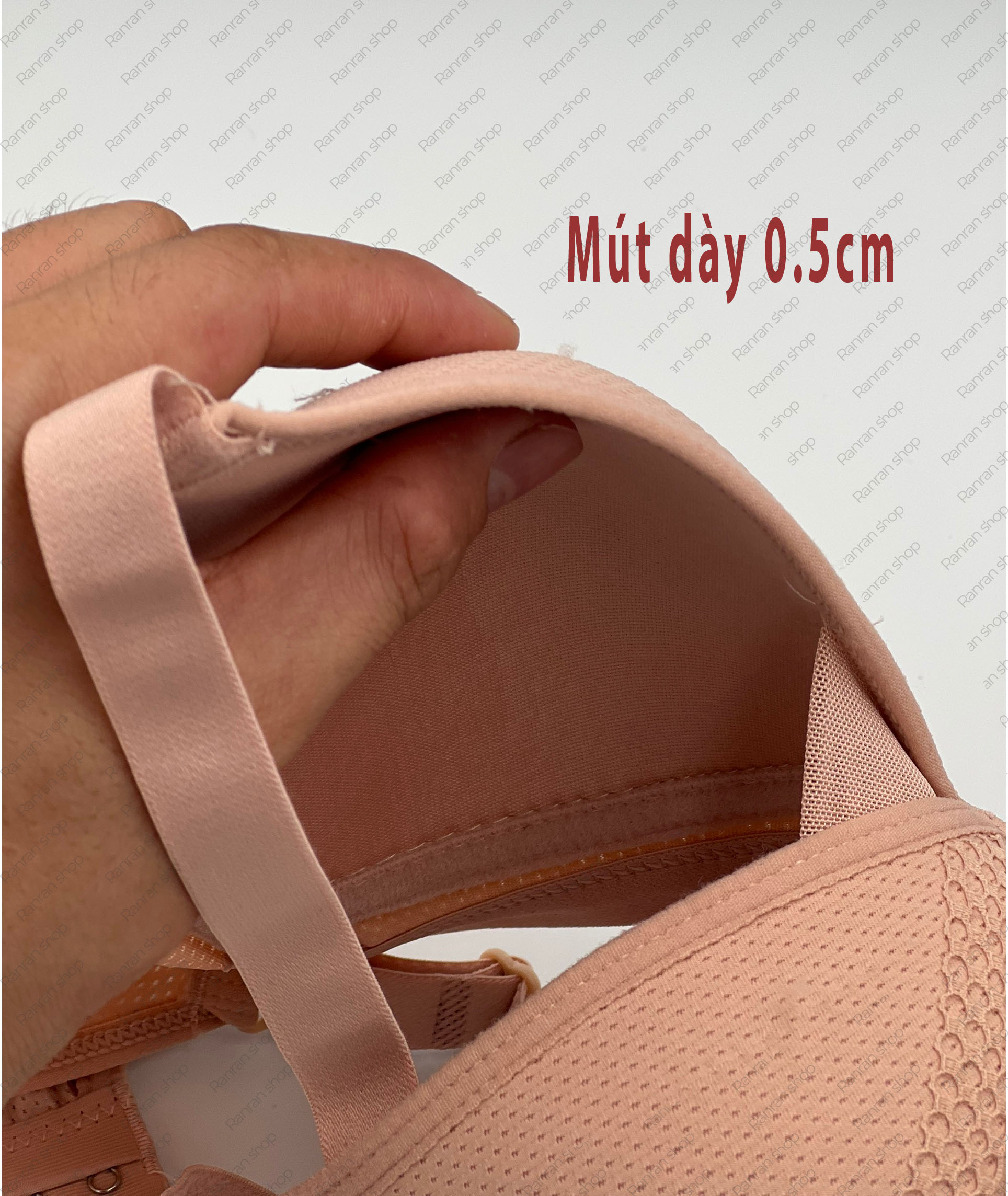 Áo Lót Không Gọng Mút Mỏng 1cm Cao Cấp RANRRAN