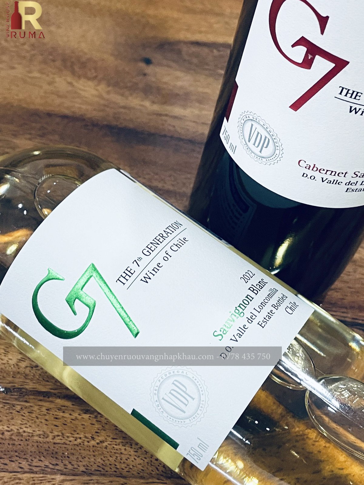 Vang Chile G7 Sauvignon Blanc (vang trắng)
