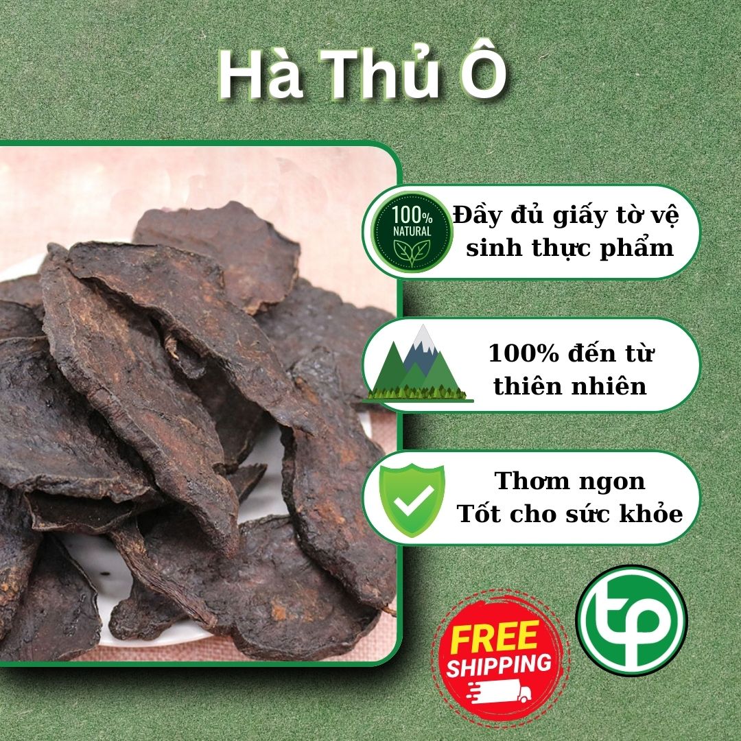 [HOT] Hà thủ ô đỏ (đã chế) 1kg - Thảo Dược Tấn Phát - Hàng sạch cao cấp đã qua sơ chế