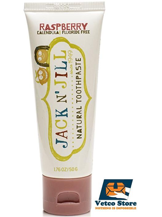 Kem đánh răng em bé Jack N' Jill - Raspberry (nuốt được) của Úc