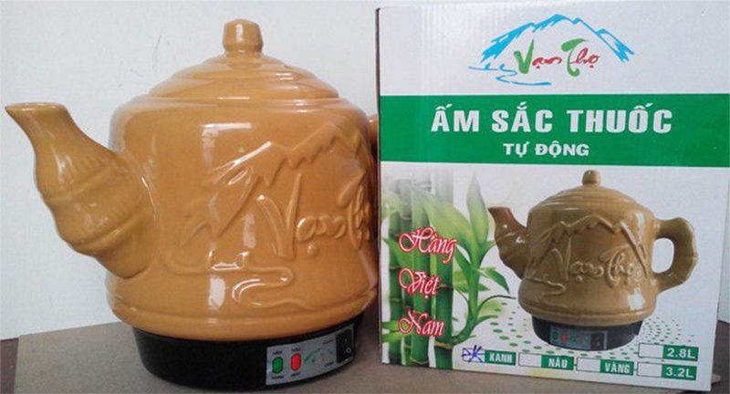ẤM SIÊU SẮC THUỐC VẠN THỌ 3.2 LÍT(VÀNG)