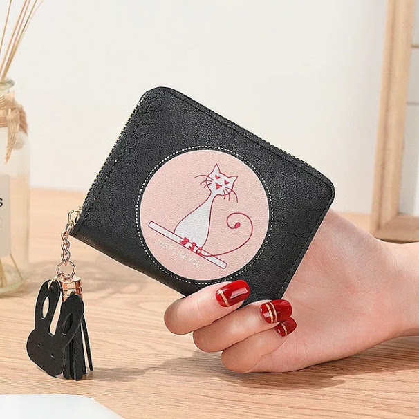 Ví Ngắn Nữ Meomeo Dễ Thương