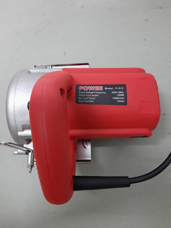 máy cắt gạch power tặng kèm lưỡi cắt gỗ