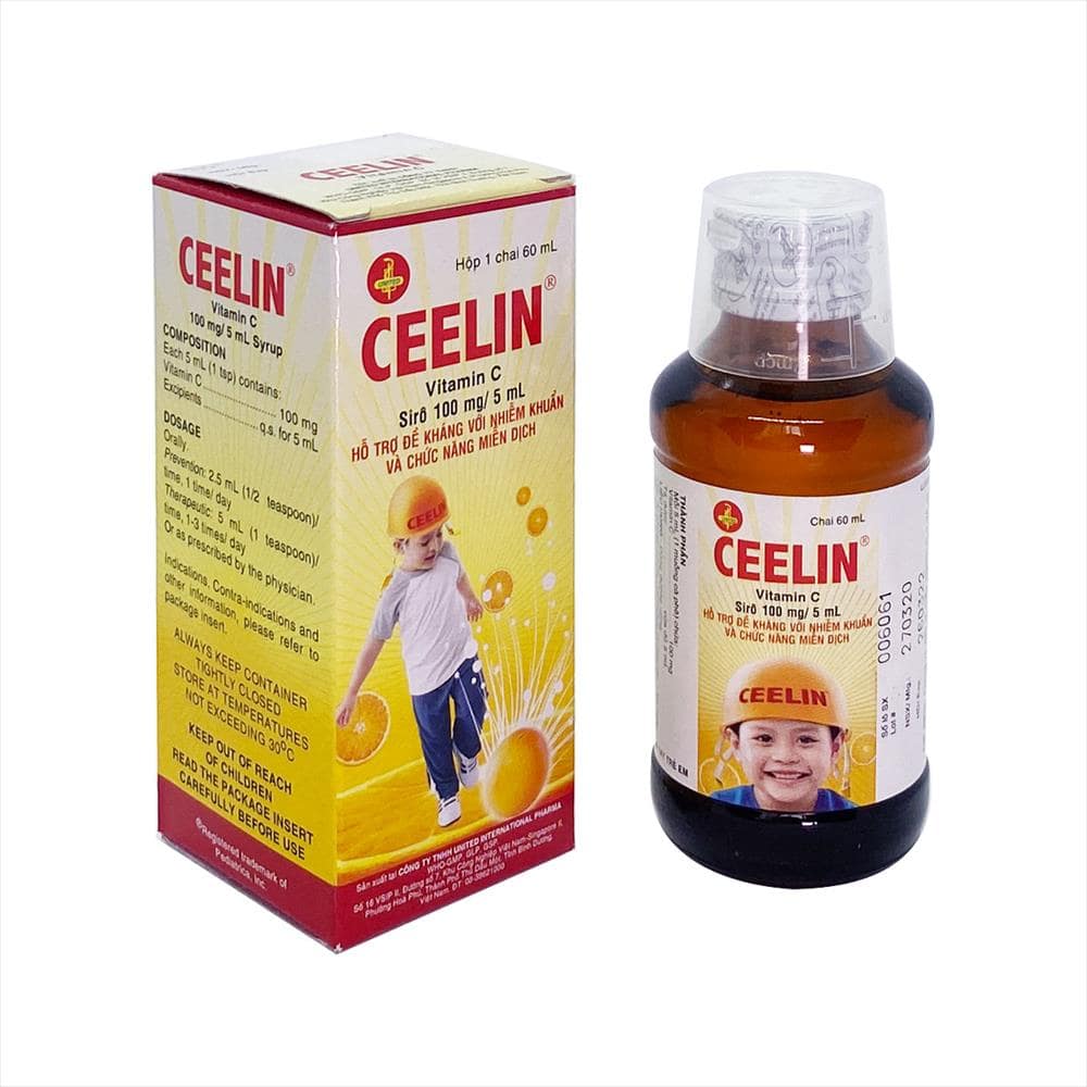CEELIN VITAMIN C TĂNG SỨC ĐỀ KHÁNG CHO TRẺ