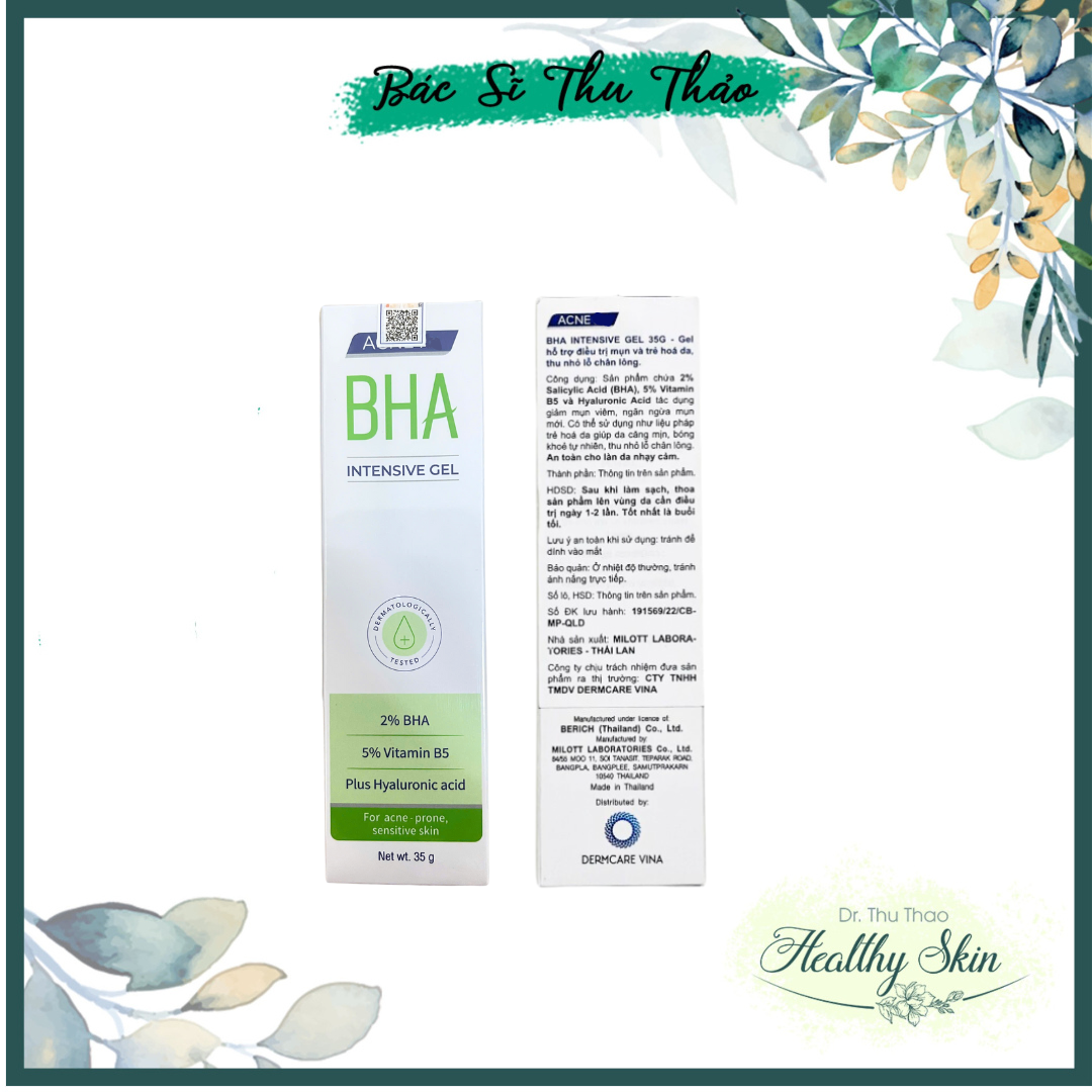 [35g] Gel giảm mụn ACNE BHA INTENSIVE GEL