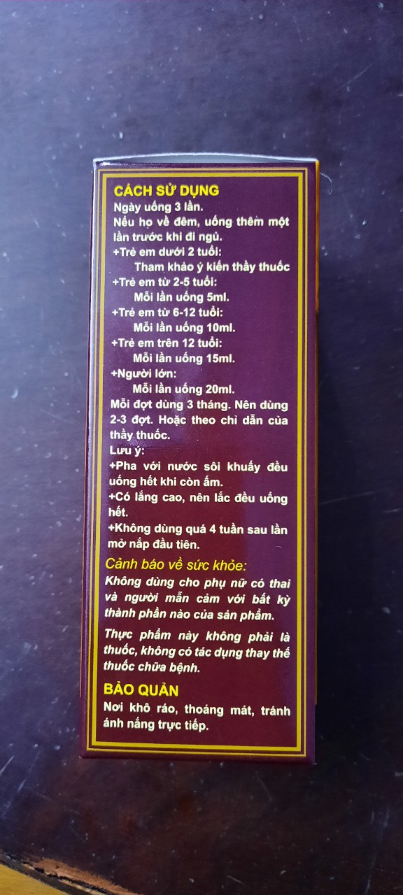 [HCM]PQA Siro Bổ phế