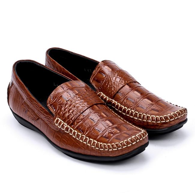 Men's cowhide variety of brown shoes