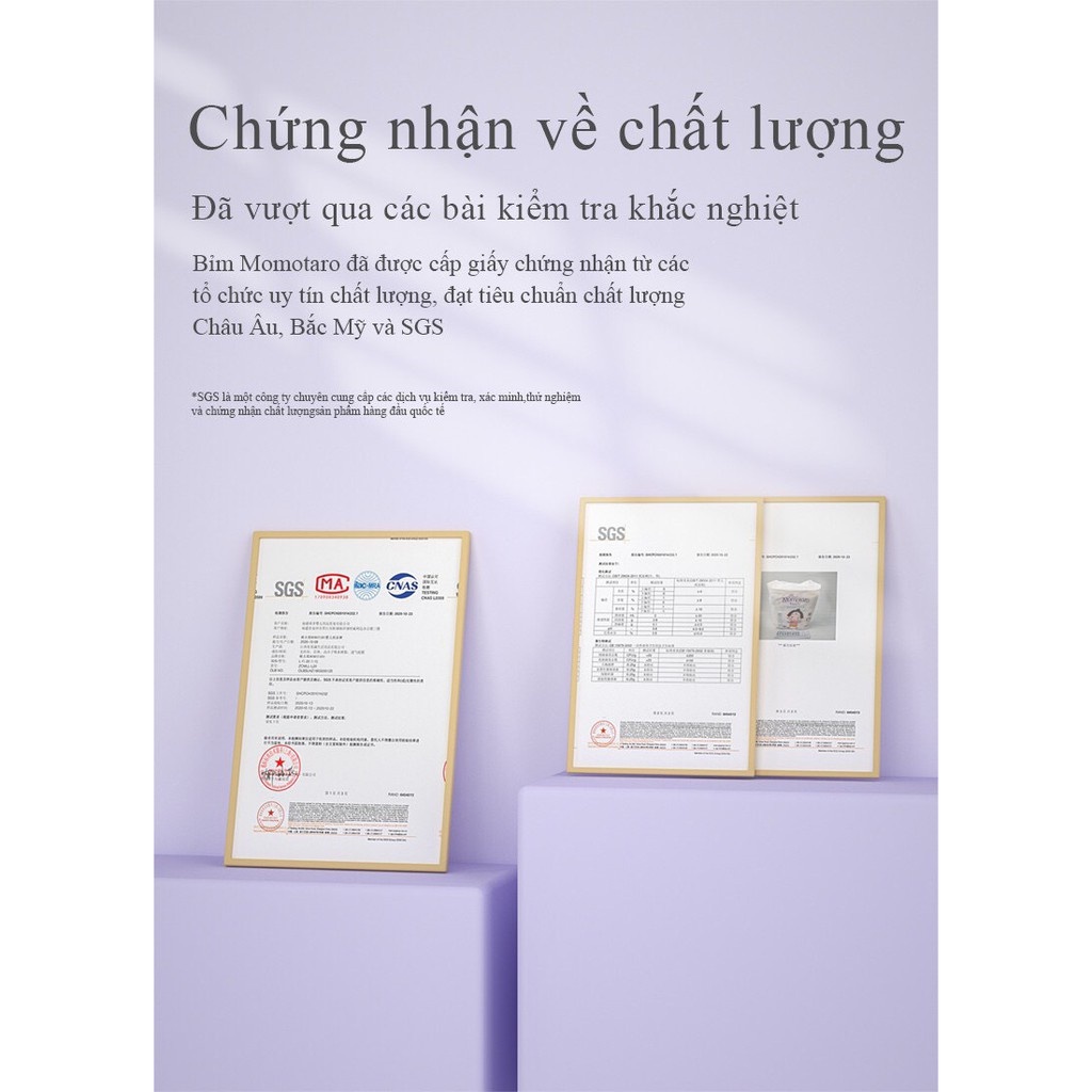 [Thử Là Ưng]Lẻ 1 Miếng Tả Bỉm MOMOTARO Xuất Nhật Đủ Size (Cam Kết Chính Hãng)
