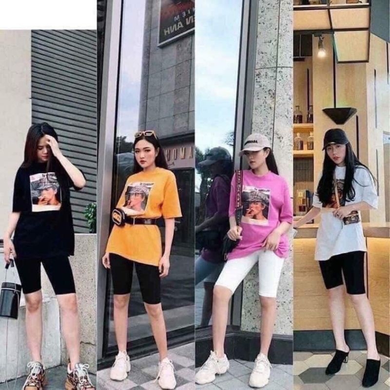 QUẦN ĐÙI NGỐ -  LEGGING RAINBOW THÁI LAN
