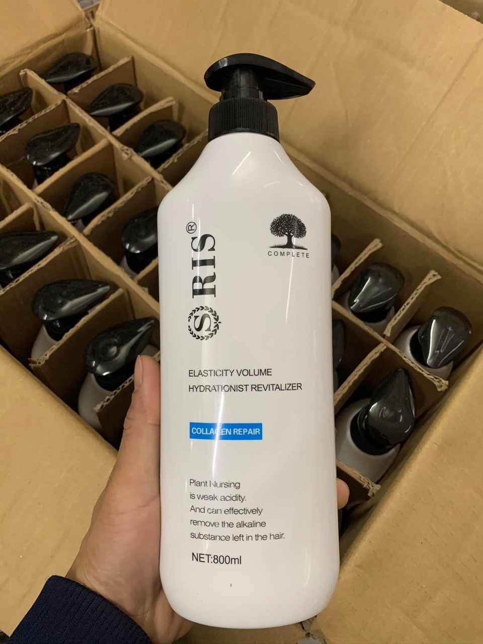 Kem Ủ Tóc Hấp Hoàn Hình Oris Phục Hồi 800ml Mẫu Mới