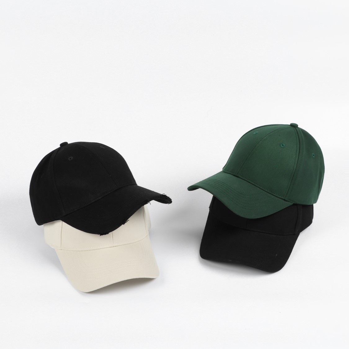 NÓN COTTON BASEBALL CAP DISTRESSED