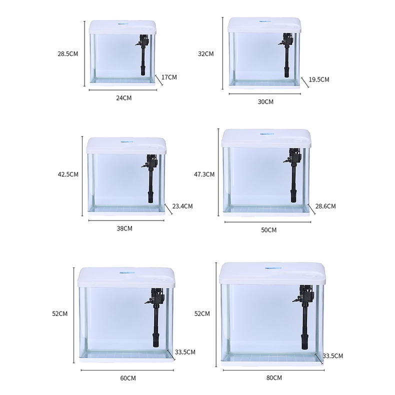 Hồ Cá Mini Để Bàn XS-420 (Combo đầy đủ)