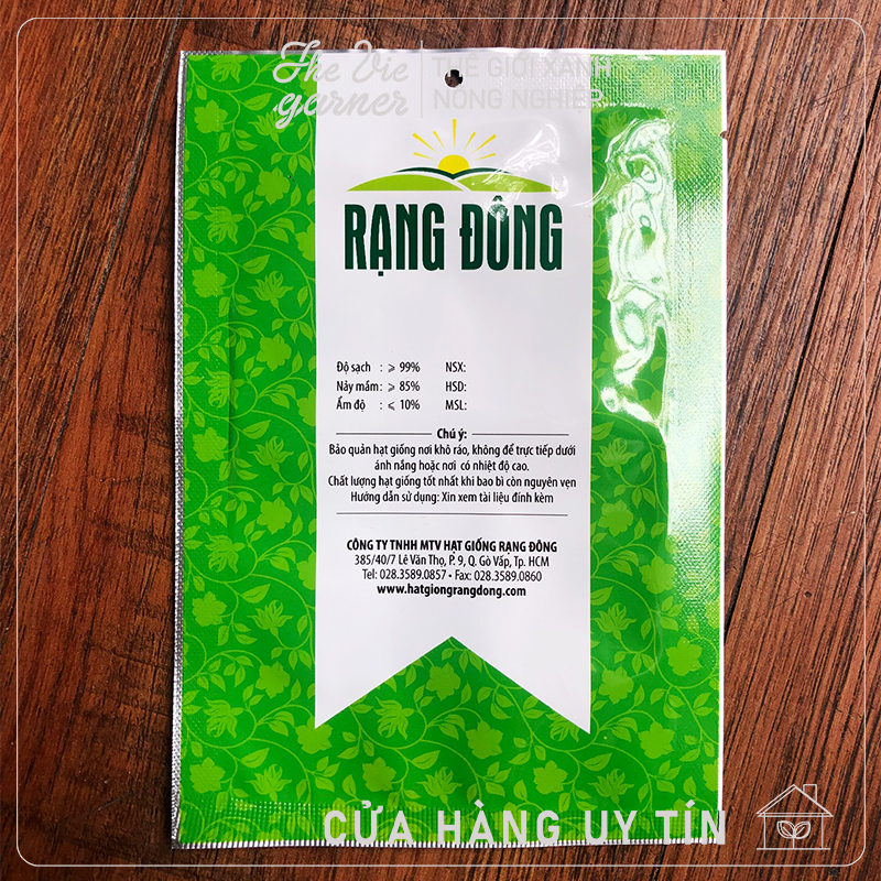 Hạt giống RẠNG ĐÔNG - Rau tần ô - 3 loại