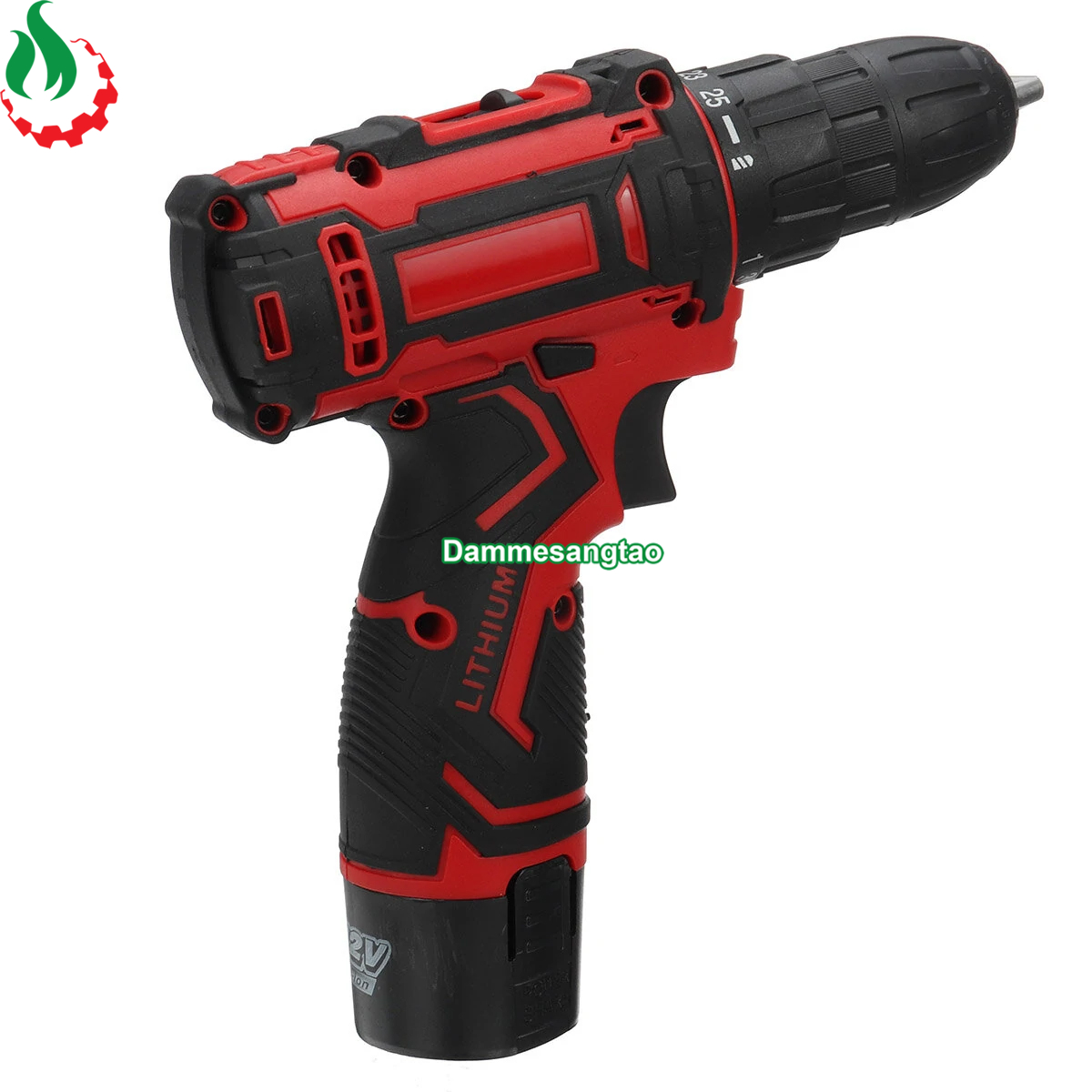 Máy khoan pin 12V 2 cấp tốc độ có đèn báo pin