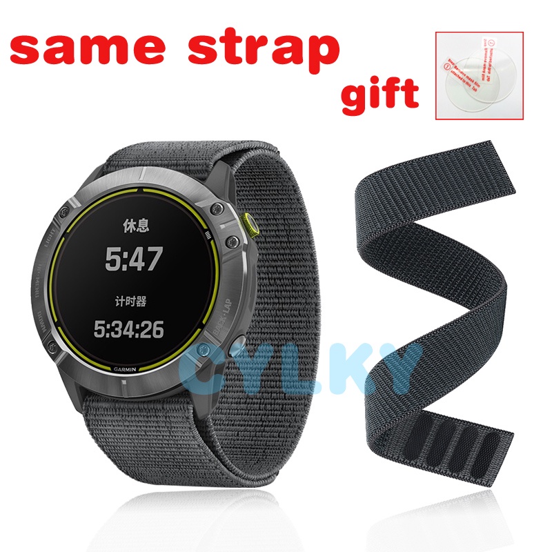Dây Đeo Thay Thế Bằng Nylon Cho Garmin Enduro Fenix 6X 6X Pro 5X 5XPlus 7