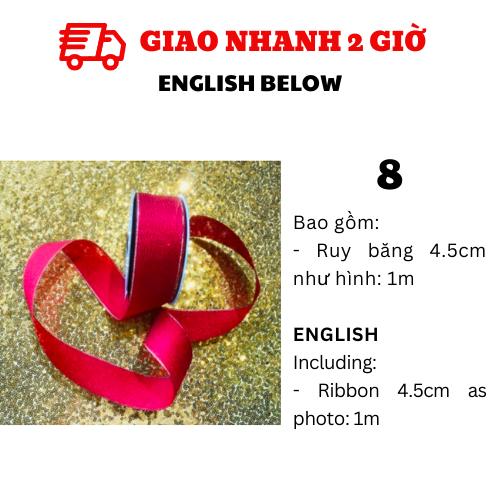 Ruy băng giáng sinh - noel ribbons bbne67