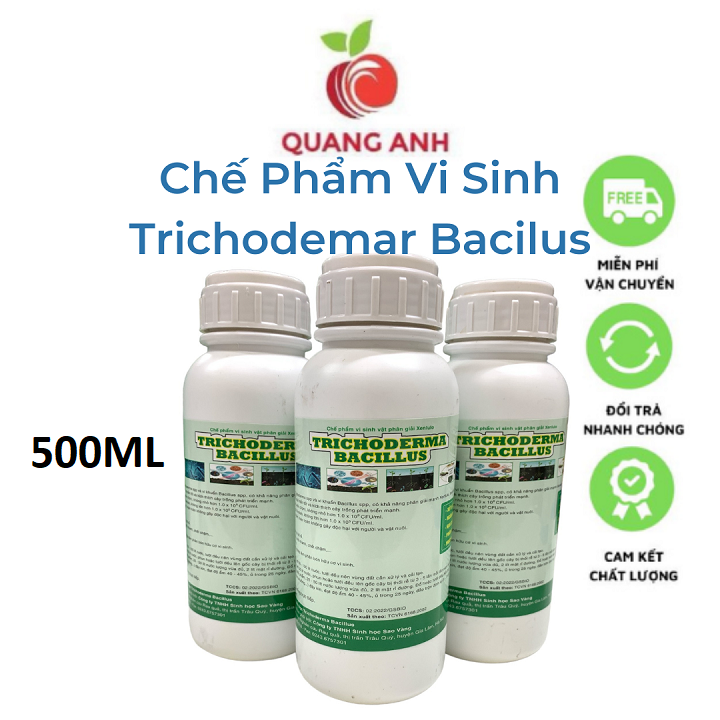 [FreeShip] Chế phẩm Trichoderma Bacillus - Chai 500ml