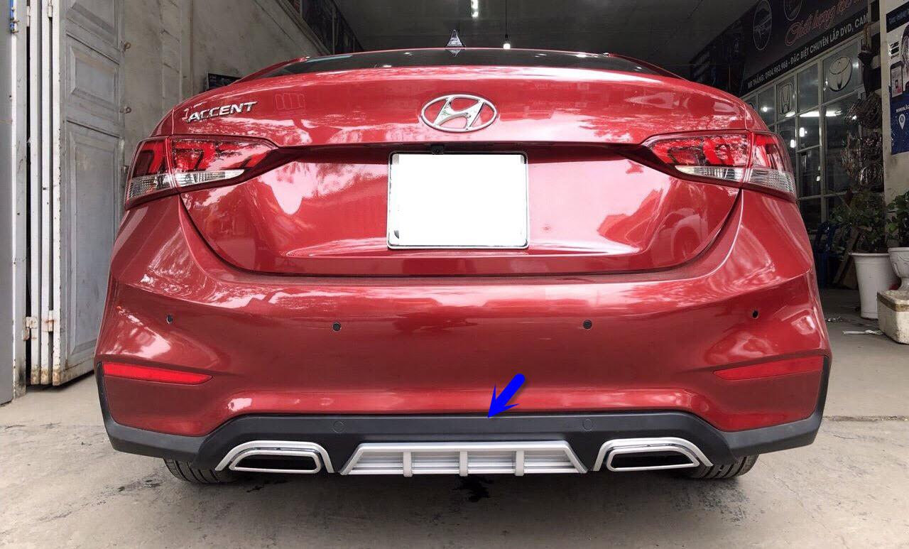 Cản sau Lip chia pô Hyundai Accent 2018 – 2020 theo xe