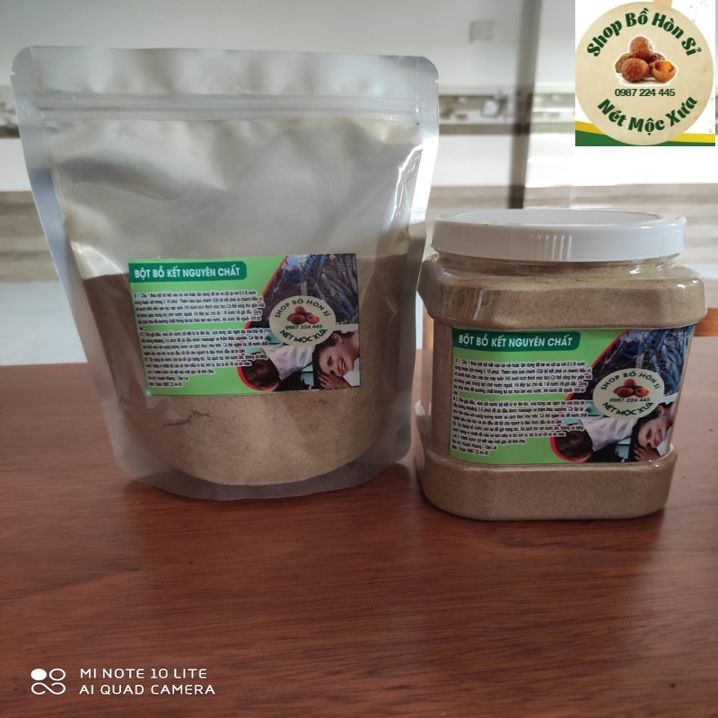 Bột bồ kết mịn nướng tách hạt rang xay (1kg )
