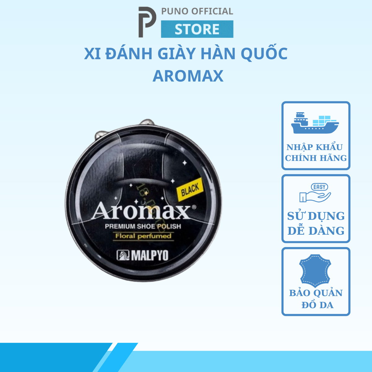 Xi Đánh Giày Hàn Quốc Aromax Màu Đen và Nâu