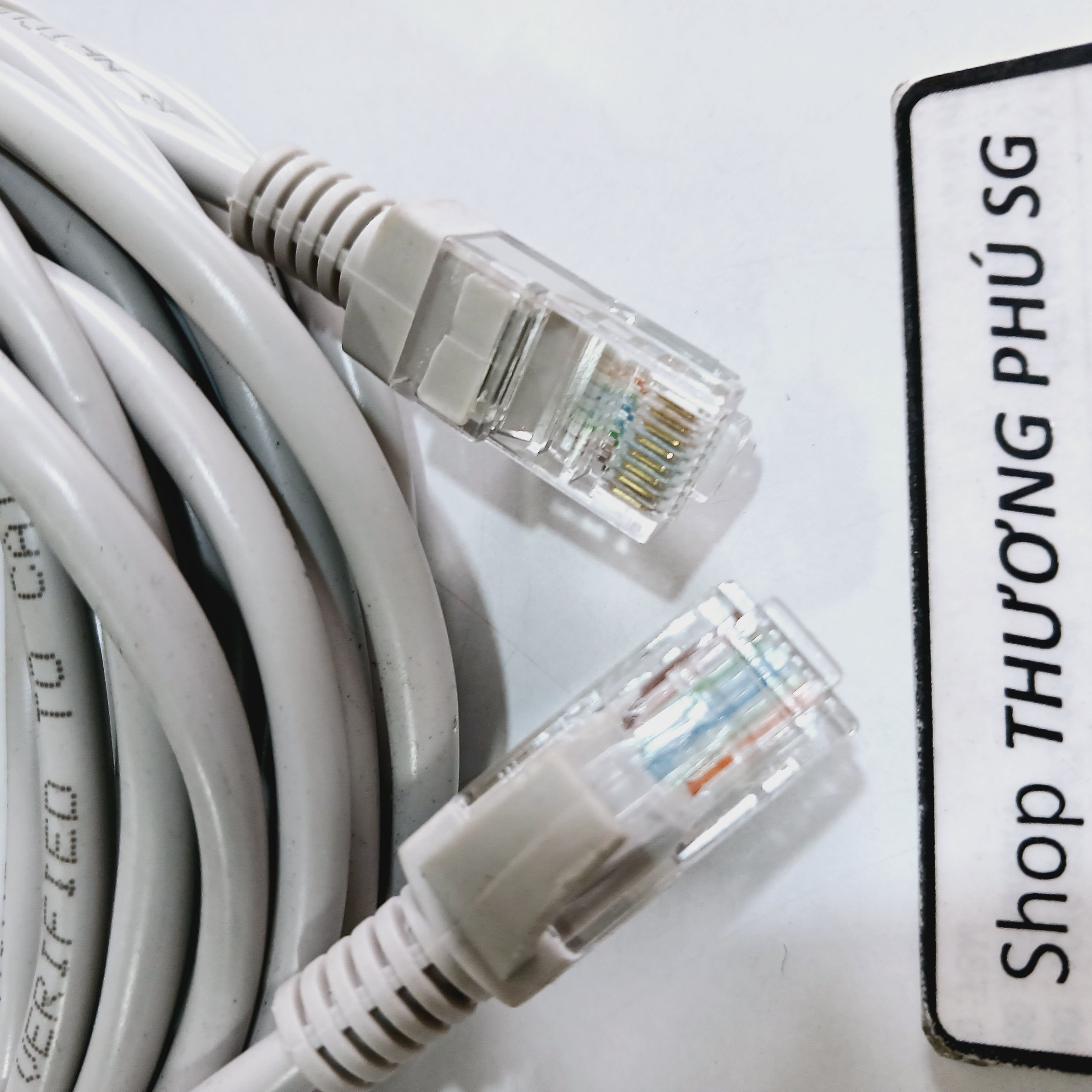 Cáp mạng 5m / 10m / 15m / 20m / 25m / 30m (Cable Lan CAT 5E, đầu đúc)
