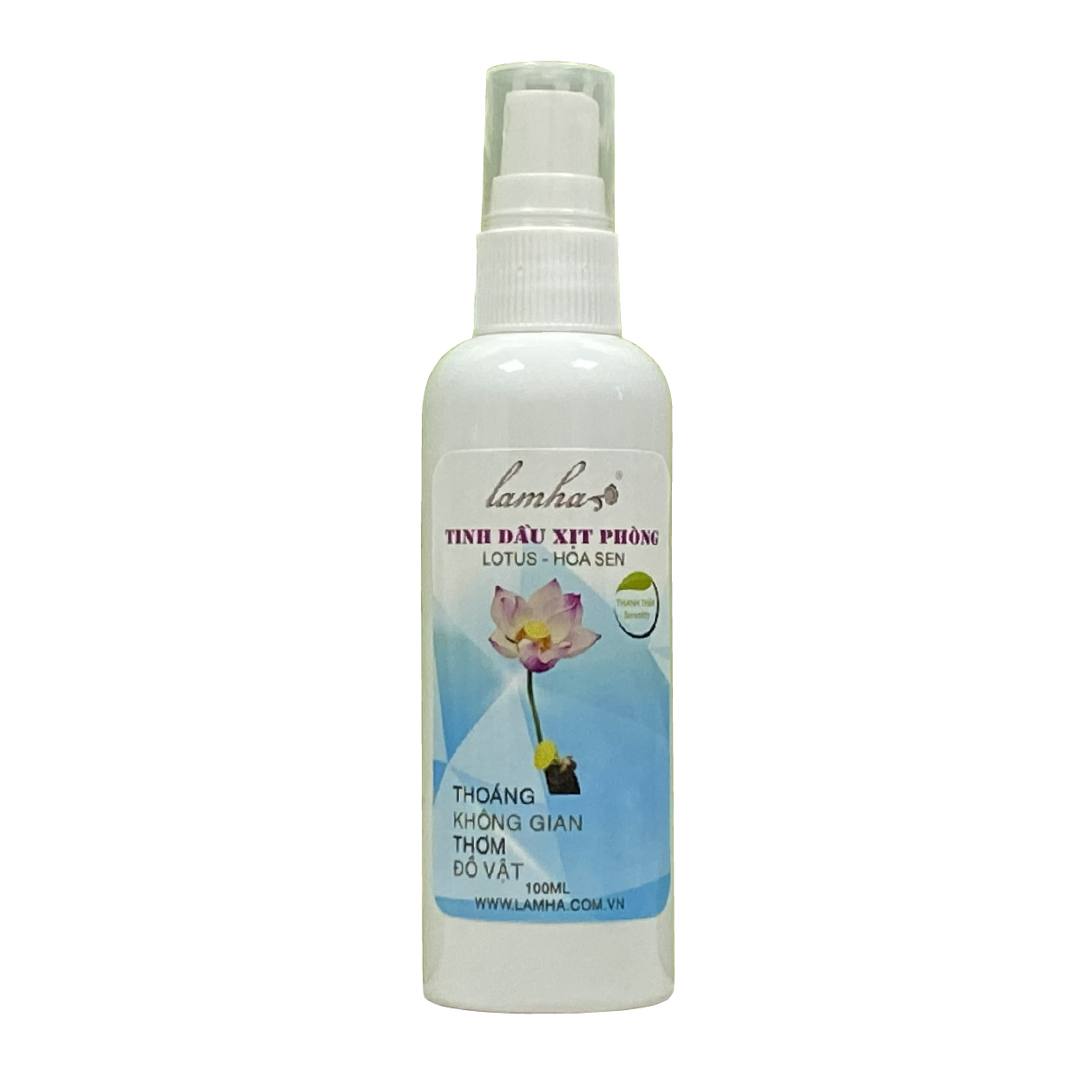 Tinh dầu xịt phòng hoa sen lamha 100ml