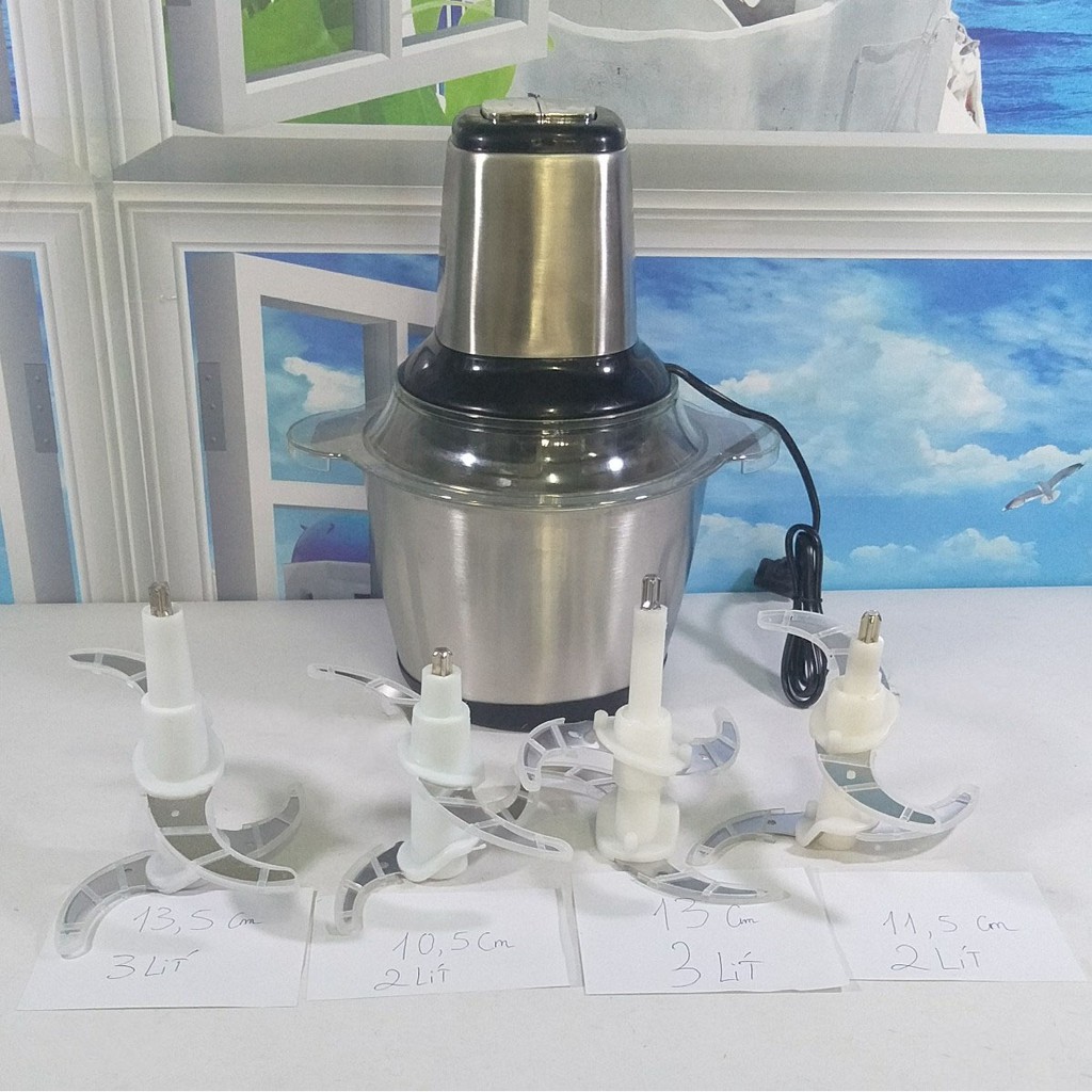 lưỡi dao máy xay thịt đa năng inox 4 lưỡi siêu bền