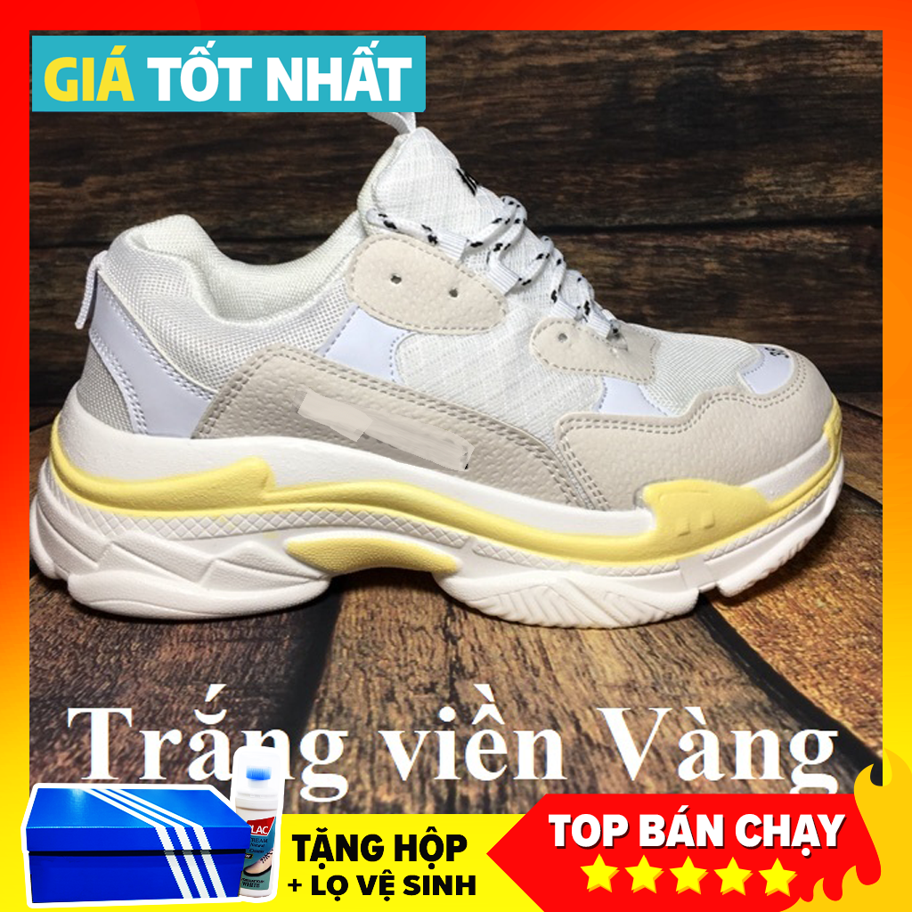 GIÀY SNEAKER TRẮNG VÀNG  NAM NỮ  [ FULL BOX ]