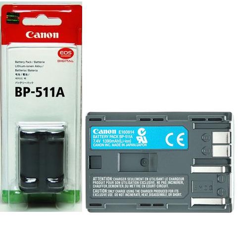 PIN MÁY ẢNH CANON BP-511A, DUNG LƯỢNG CAO